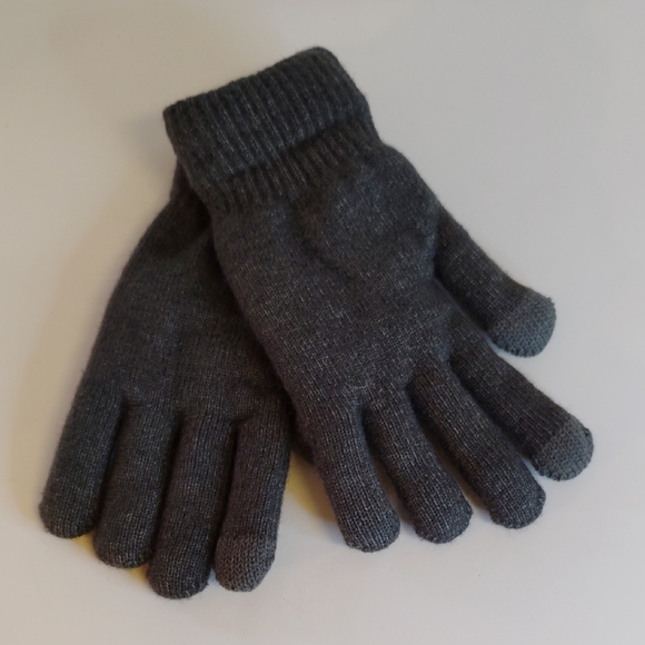 Major Trading Inc Other - Sherpa Lined Gray Knit Men's Gloves